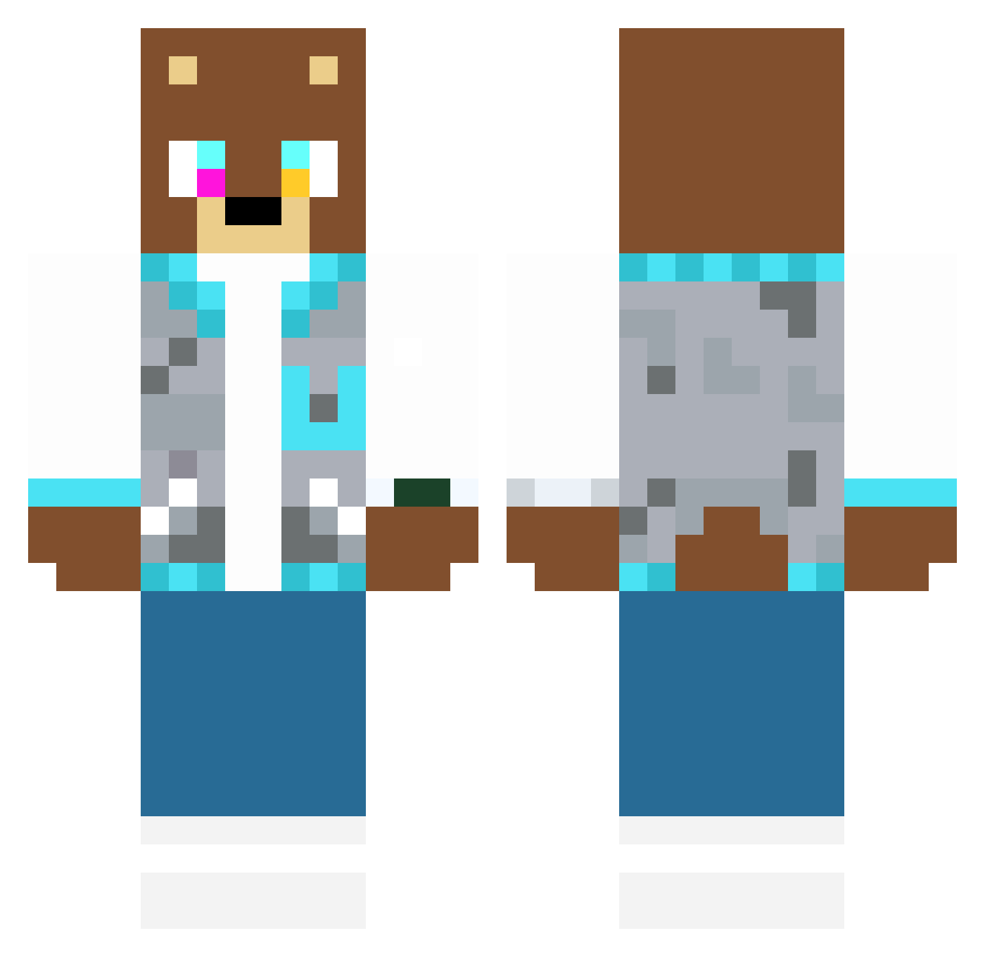 gabsterz_821 Minecraft skin, front and back view