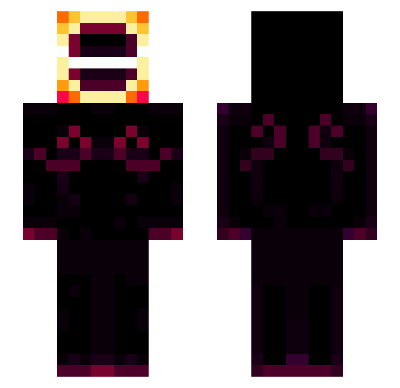 ticket_to_hell Minecraft skin, front and back view