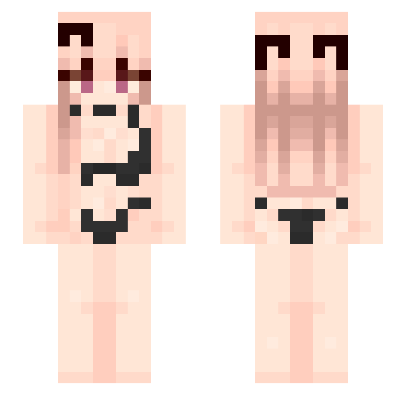 GamingElias11 Minecraft skin, front and back view