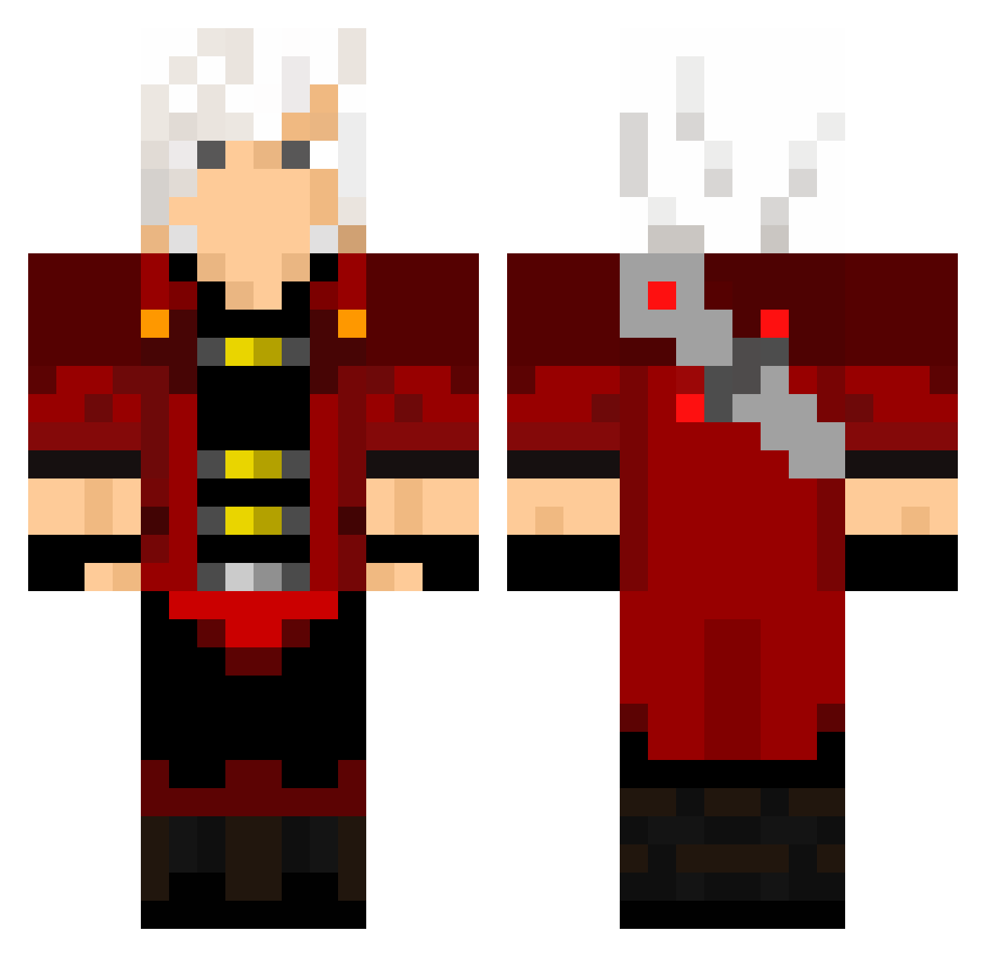 ToxicMind1551 Minecraft skin, front and back view