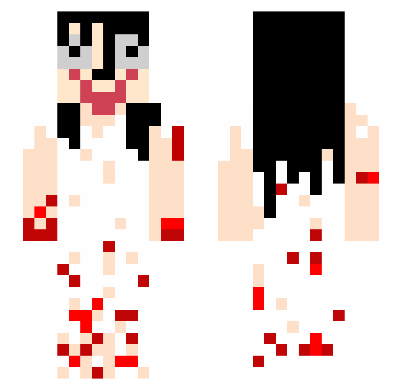 yunnb_ Minecraft skin, front and back view