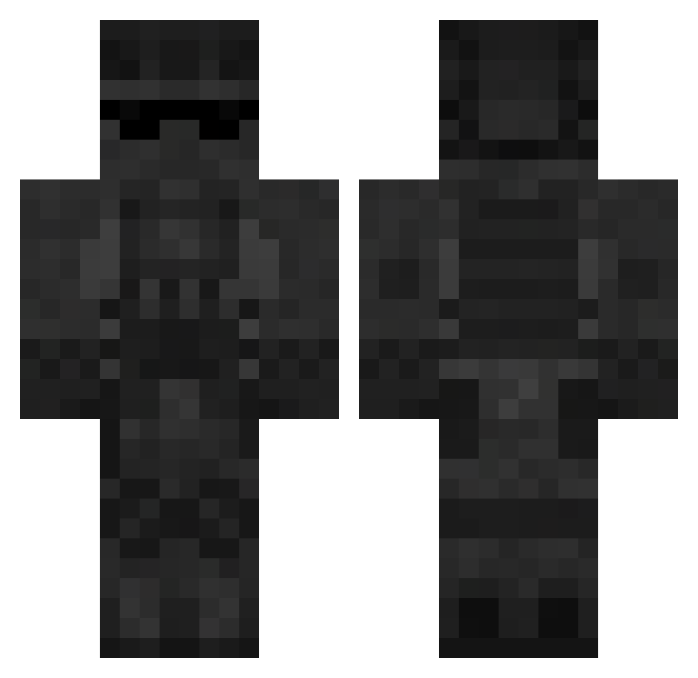 StitchG23 Minecraft skin, front and back view