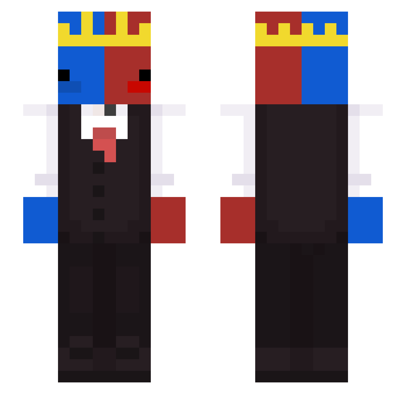 yeetthenoo8 Minecraft skin, front and back view
