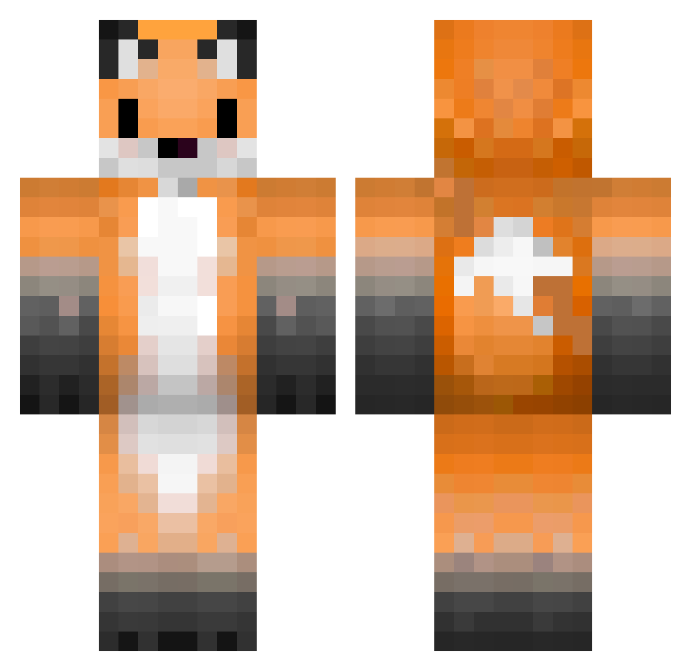 sui_416 Minecraft skin, front and back view