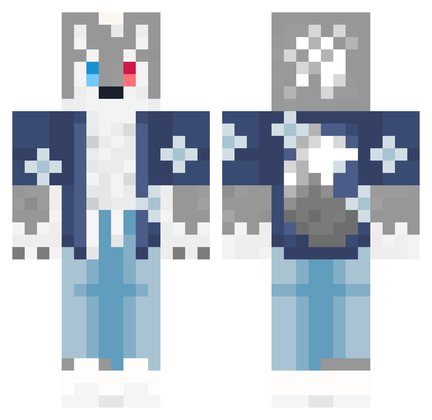 silly_goose_1 Minecraft skin, front and back view