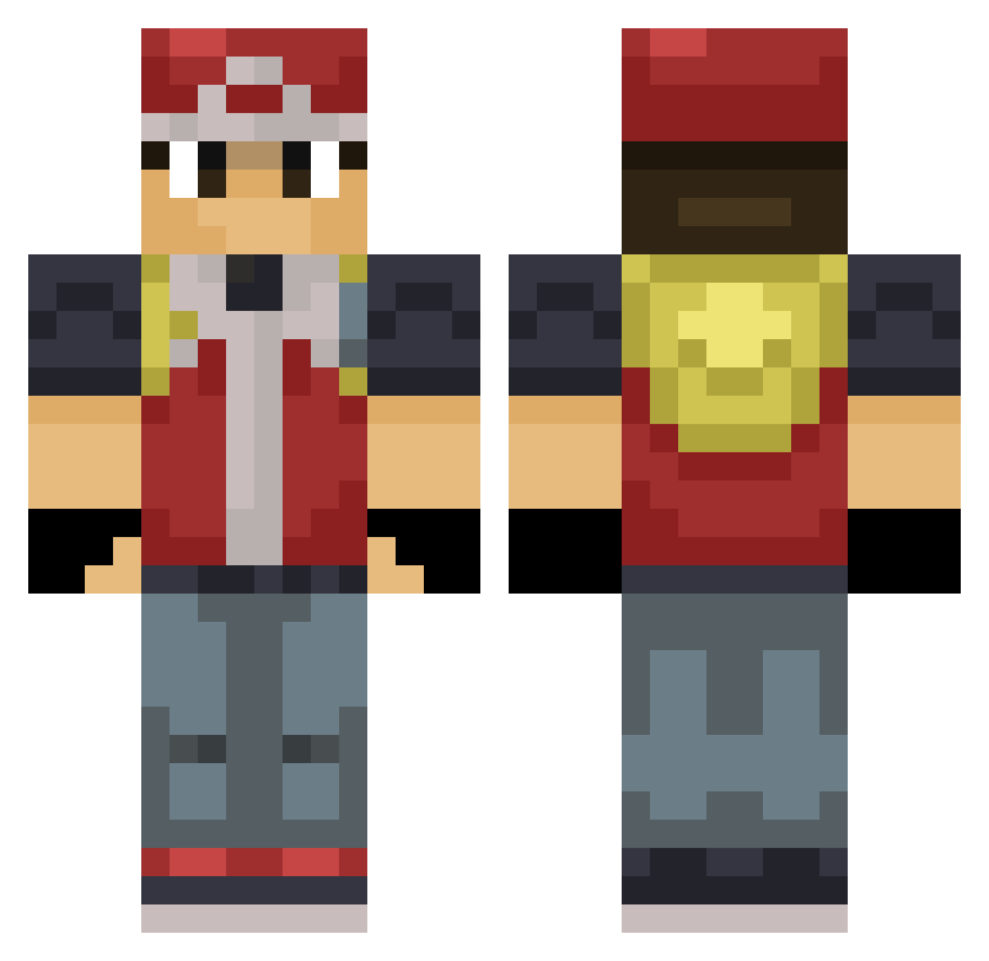 Ti_900 Minecraft skin, front and back view