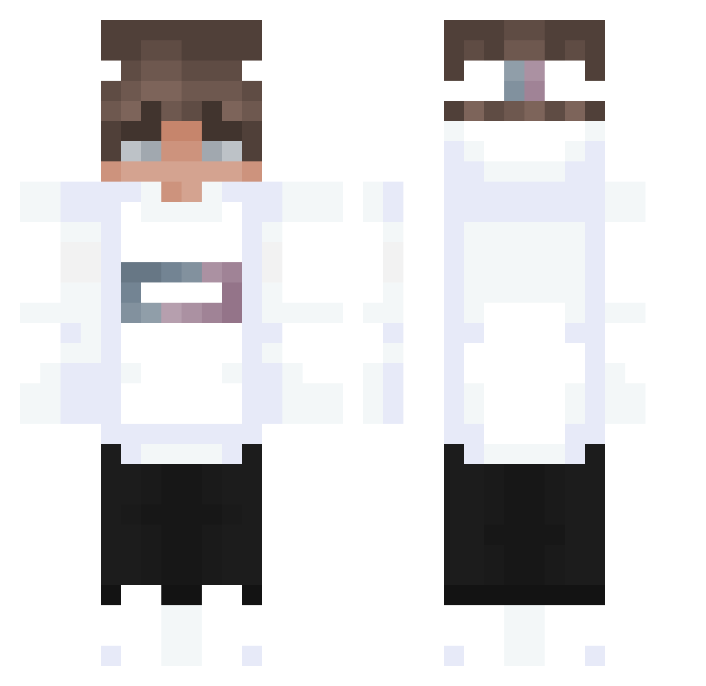 shadow_az Minecraft skin, front and back view