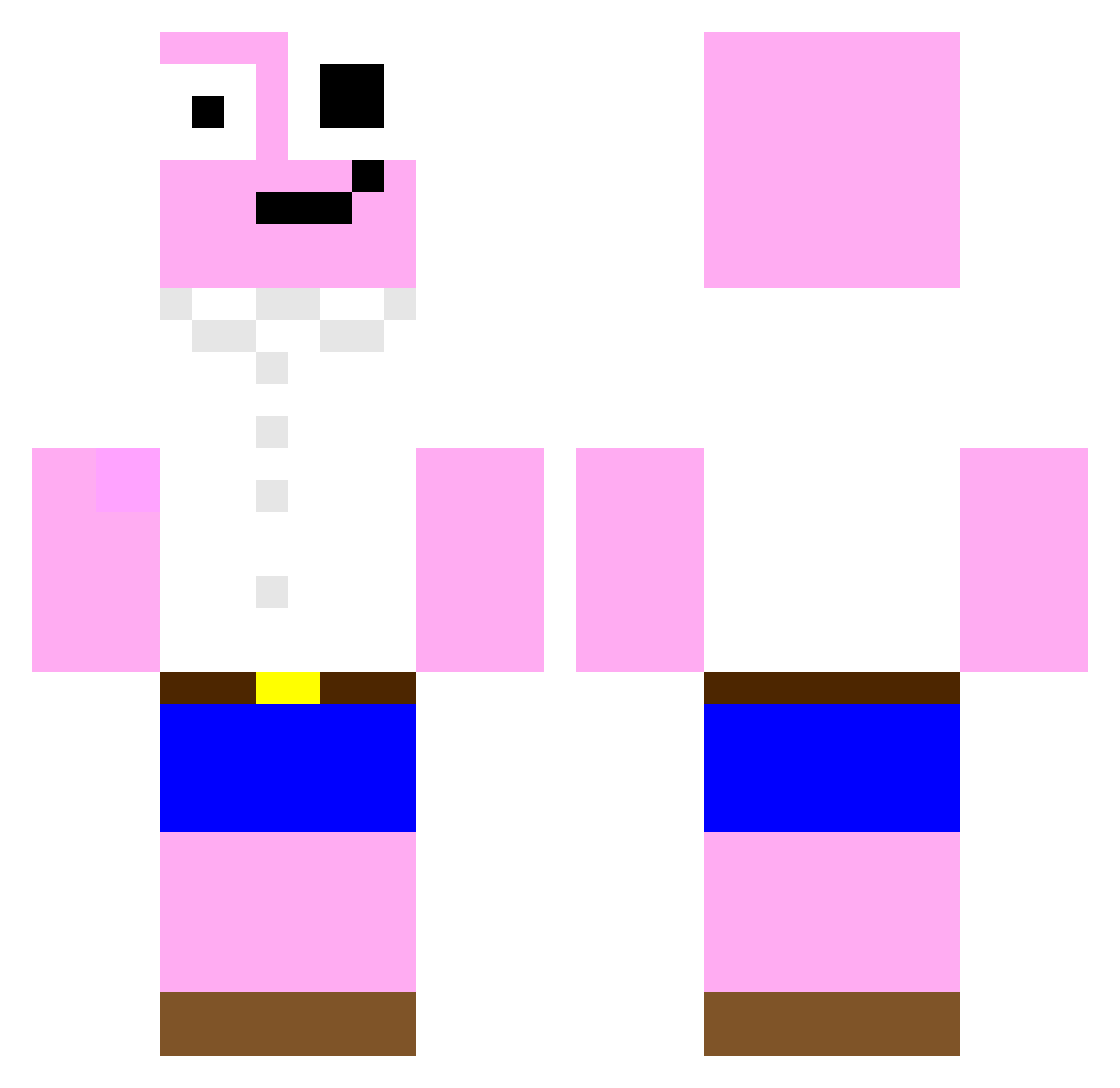 Vitor_mp4 Minecraft skin, front and back view