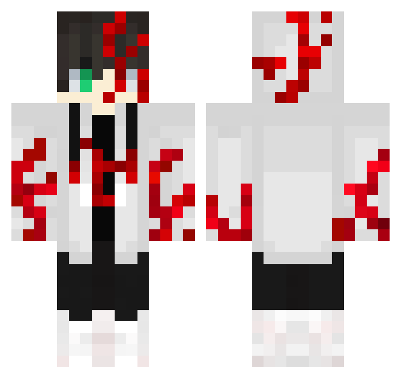 VagueRhyme83796 Minecraft skin, front and back view
