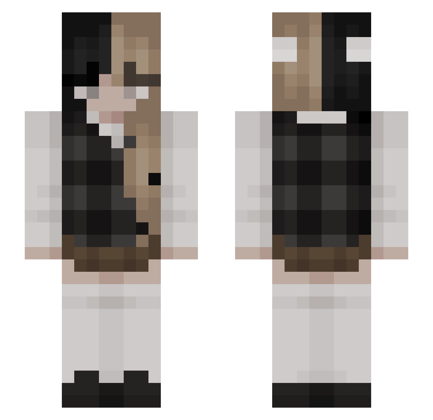LegacyRat566499 Minecraft skin, front and back view