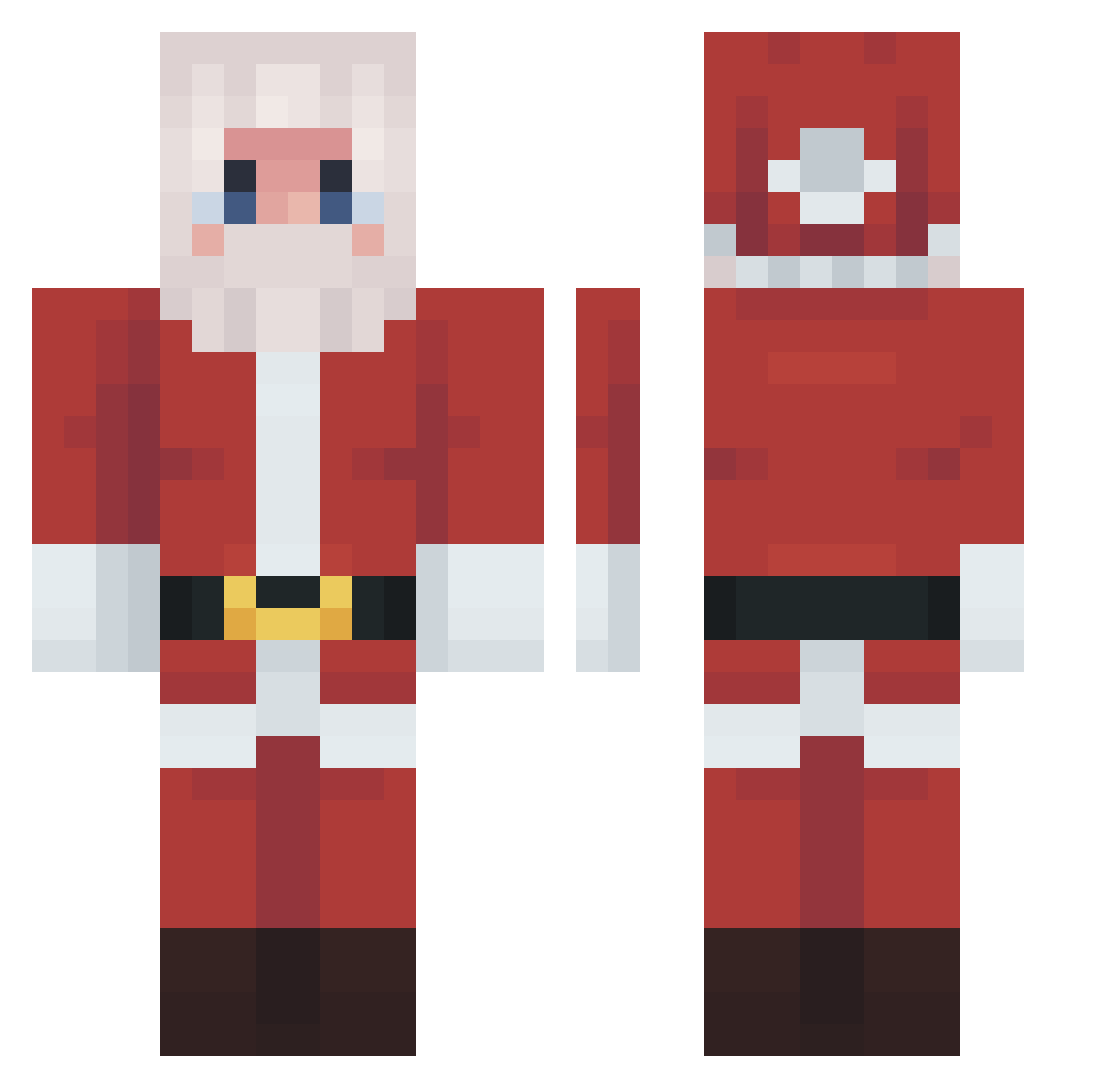 MrSem Minecraft skin, front and back view
