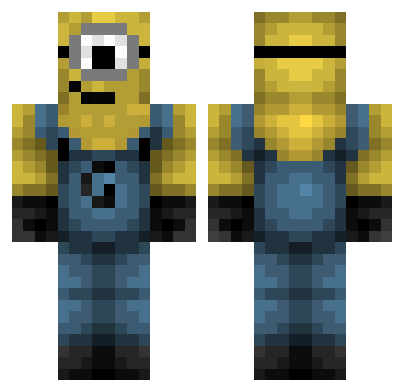 coban_228 Minecraft skin, front and back view