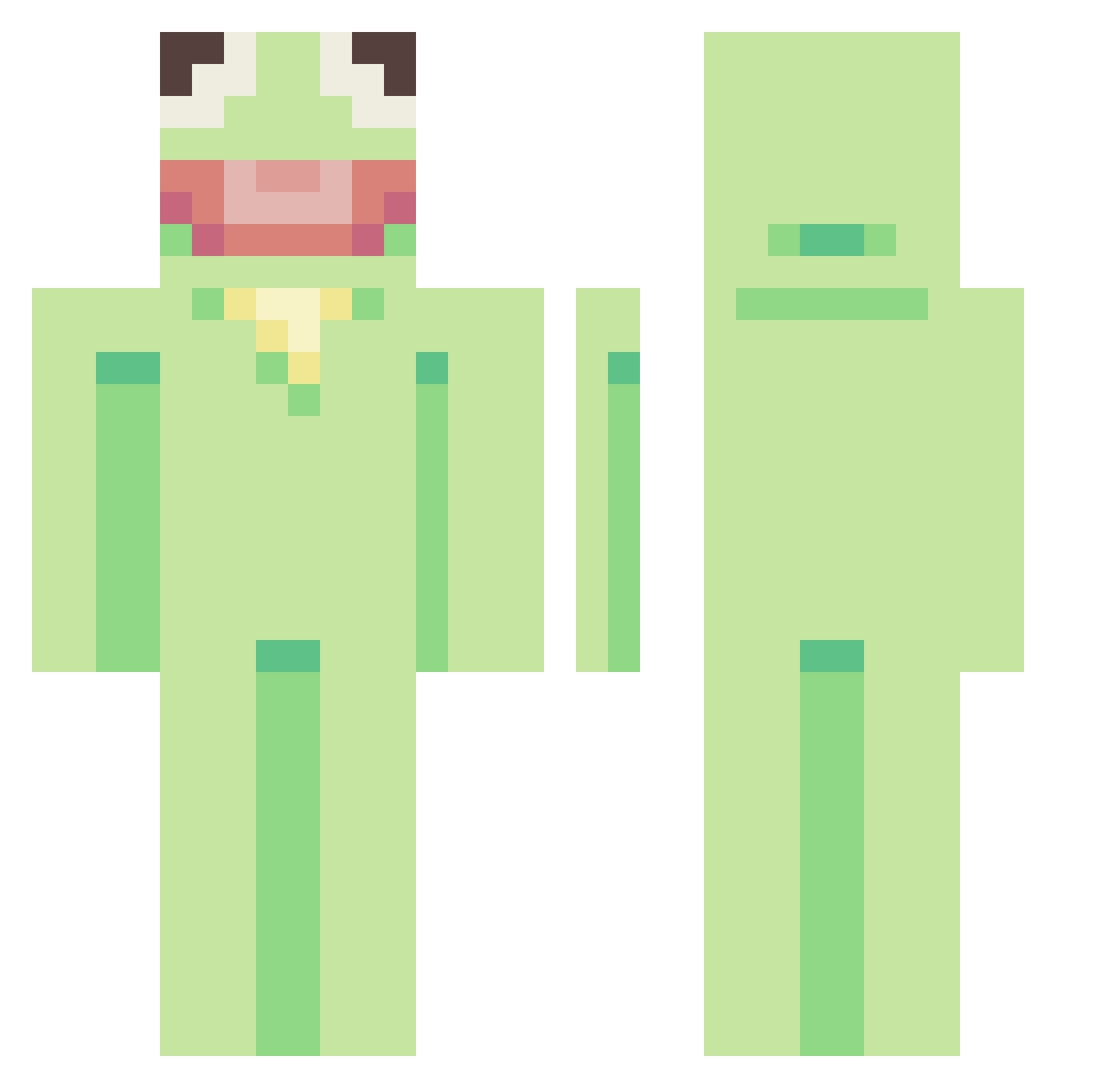 szaka_imi Minecraft skin, front and back view