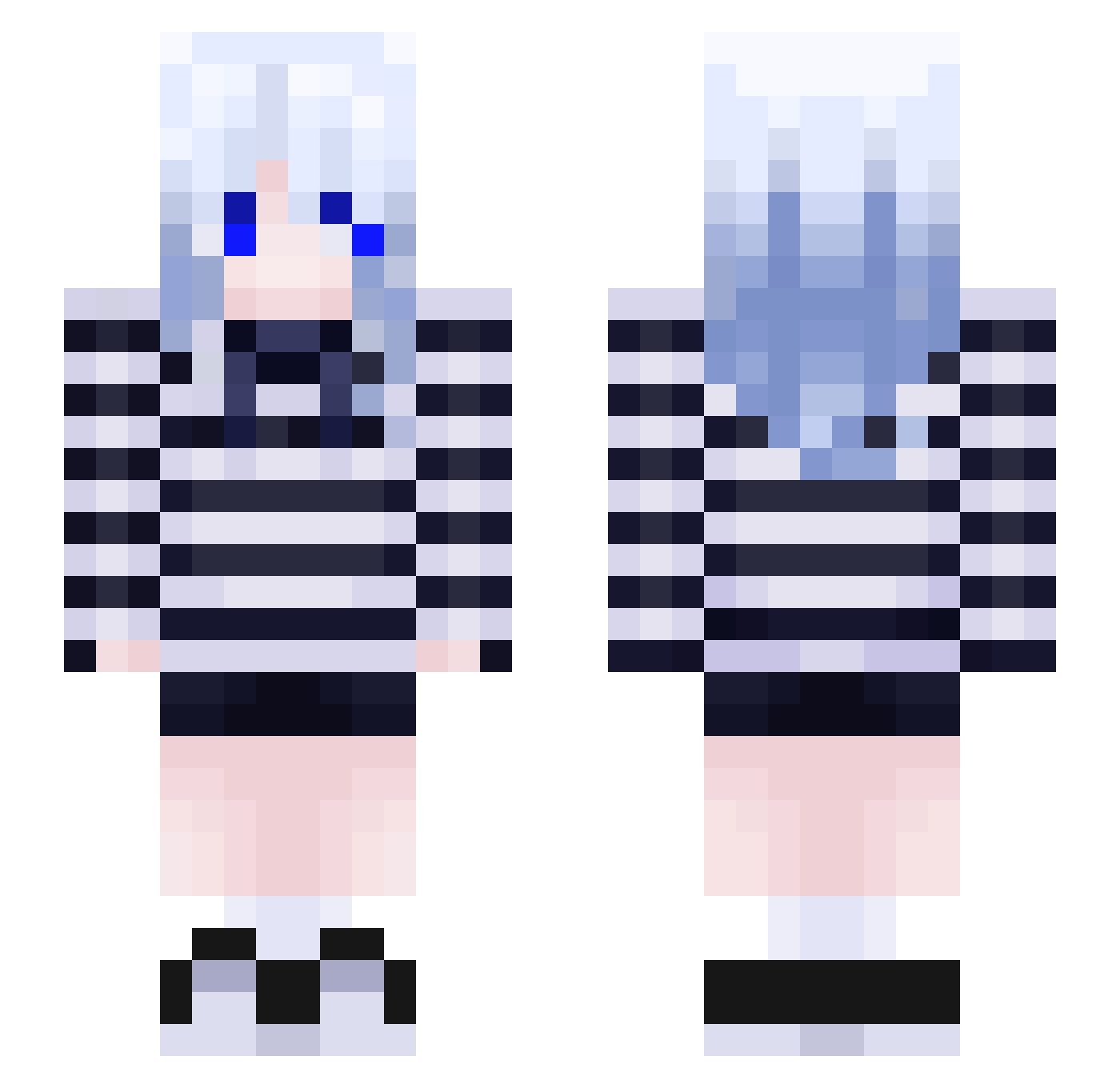 9nAi_ Minecraft skin, front and back view
