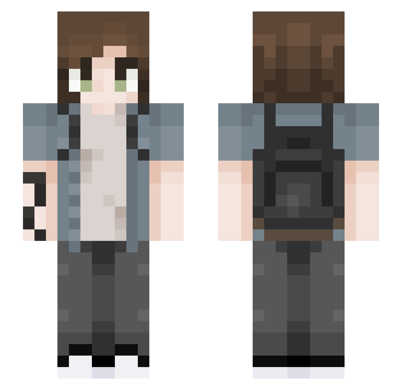 forzajesi Minecraft skin, front and back view