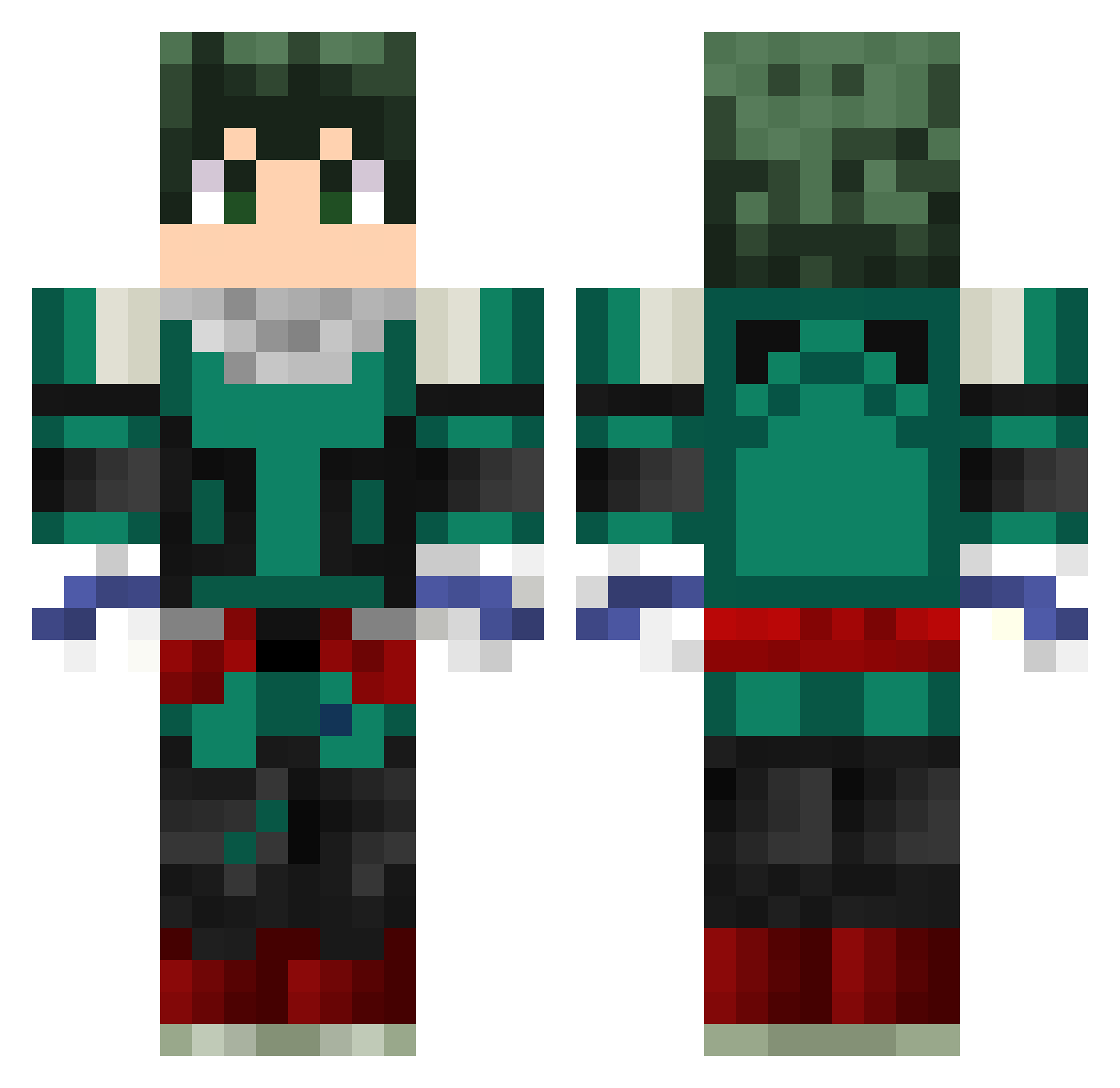 Rumblinz - izuku midoriya Minecraft skin