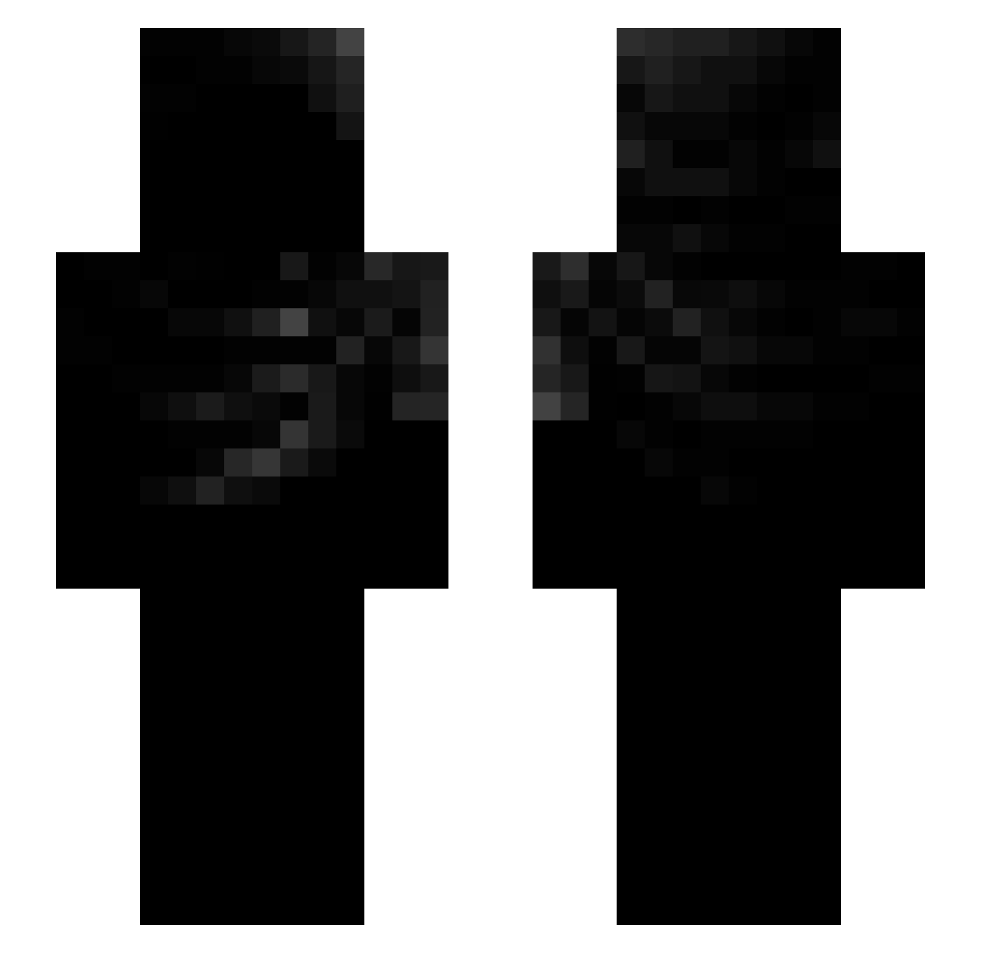 shadoquickdrops Minecraft skin, front and back view