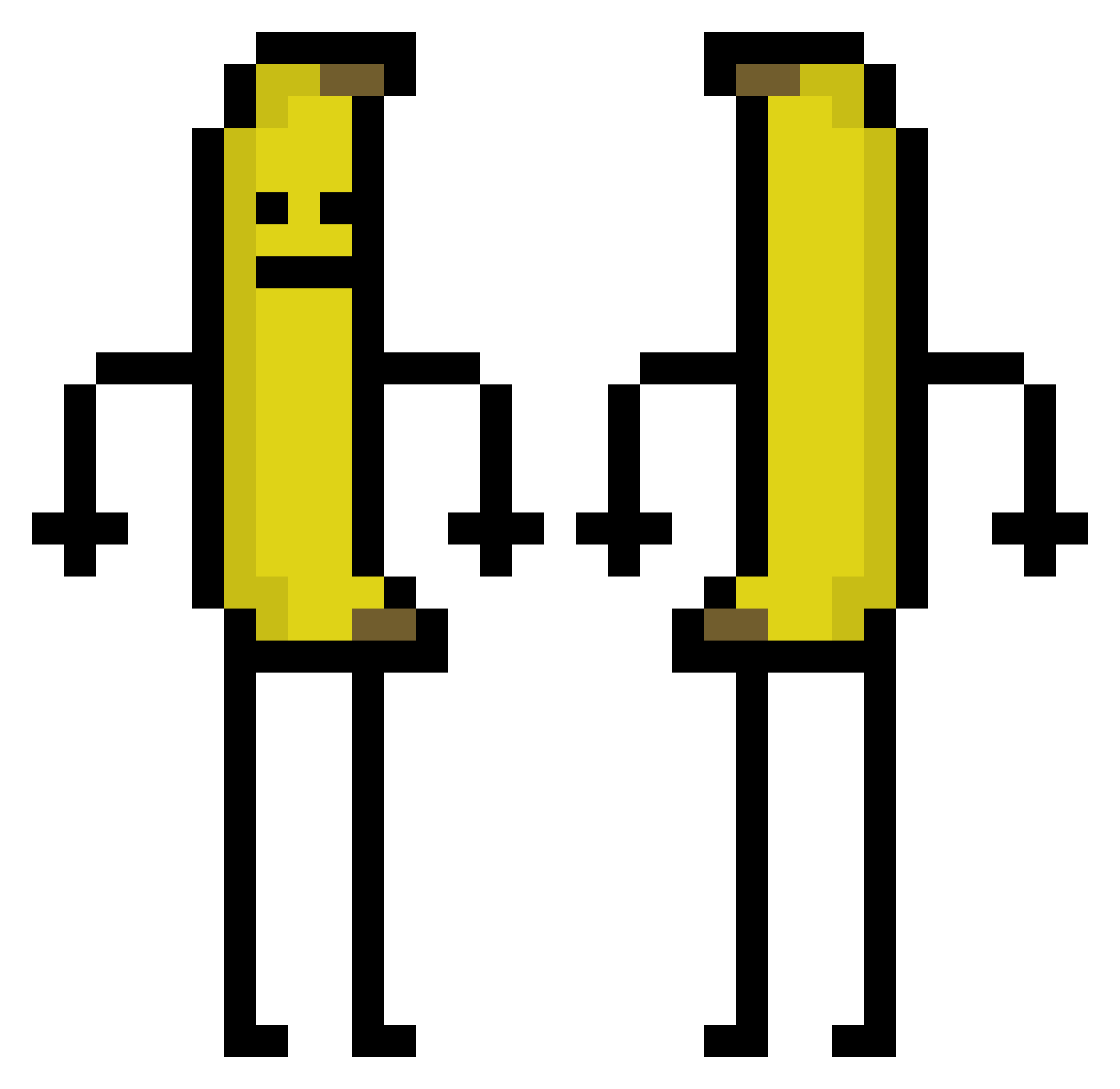 MidLaneMeme Minecraft skin, front and back view
