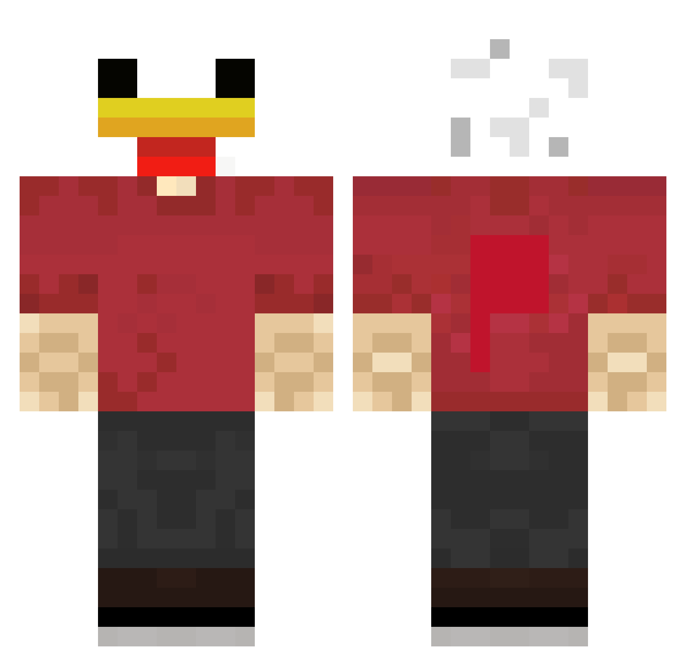 KashyykTrooper Minecraft skin, front and back view