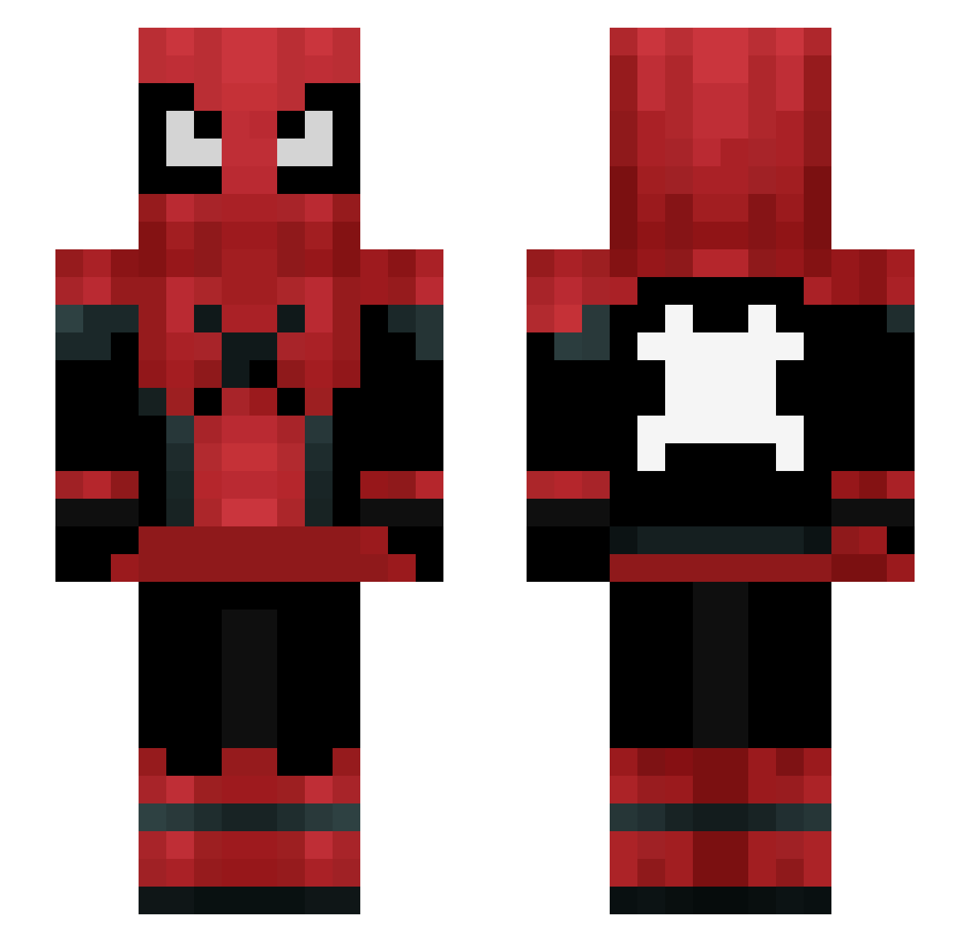 Tyler243435 Minecraft skin, front and back view
