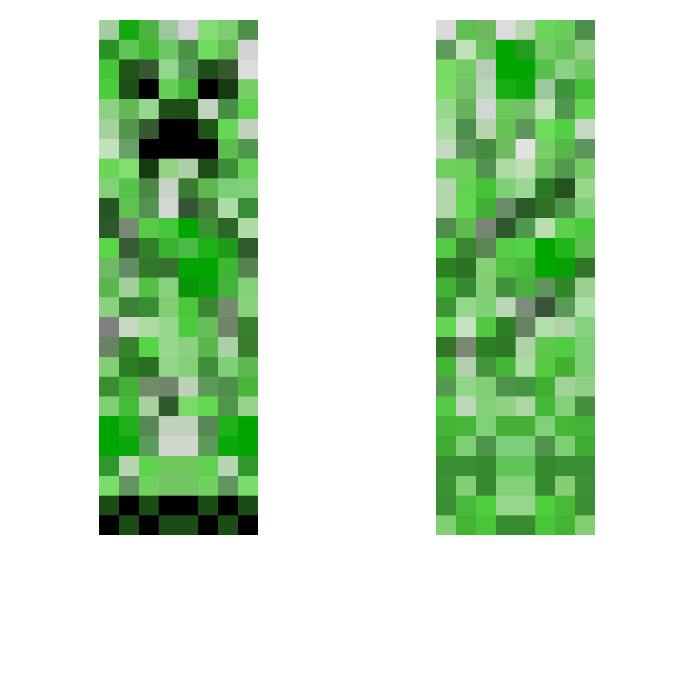 xonflict Minecraft skin, front and back view