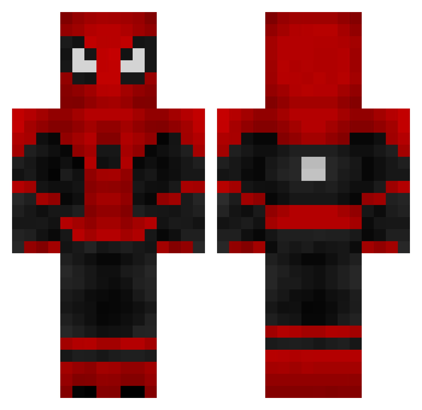 UltimateCheezie Minecraft skin, front and back view