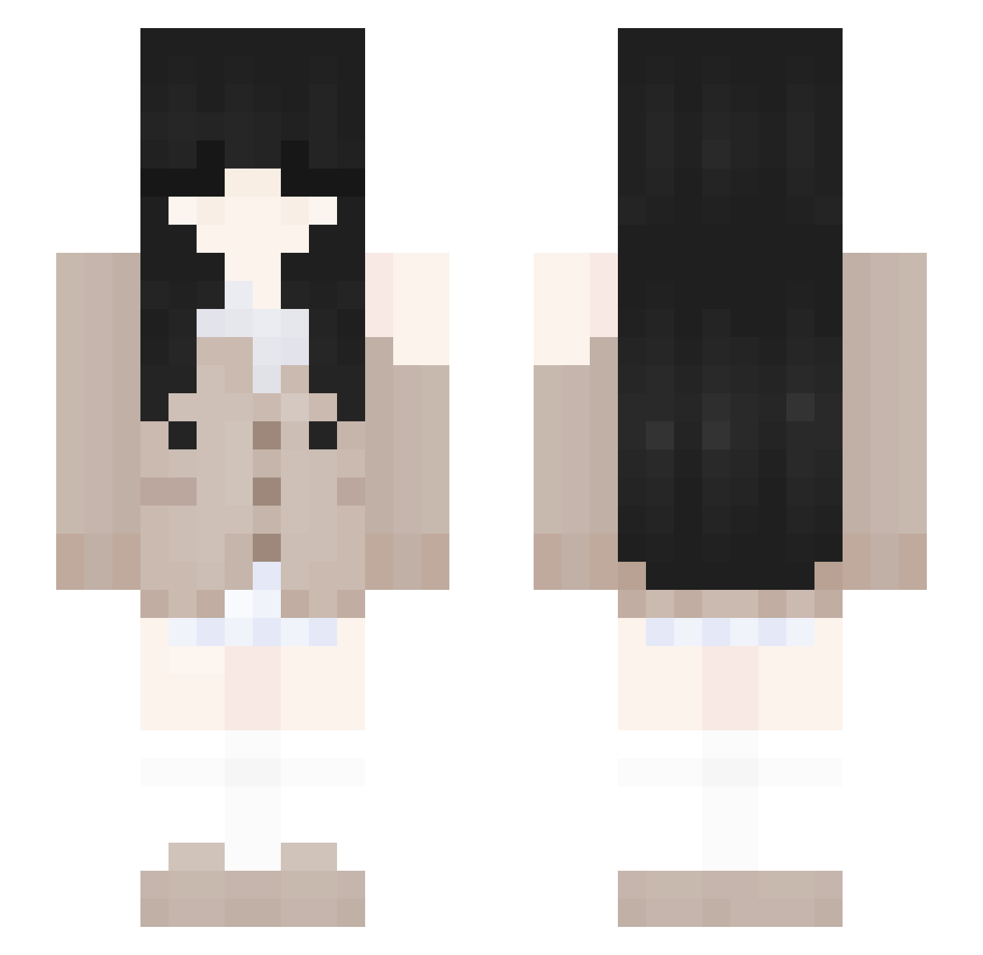 _lknk_ Minecraft skin, front and back view