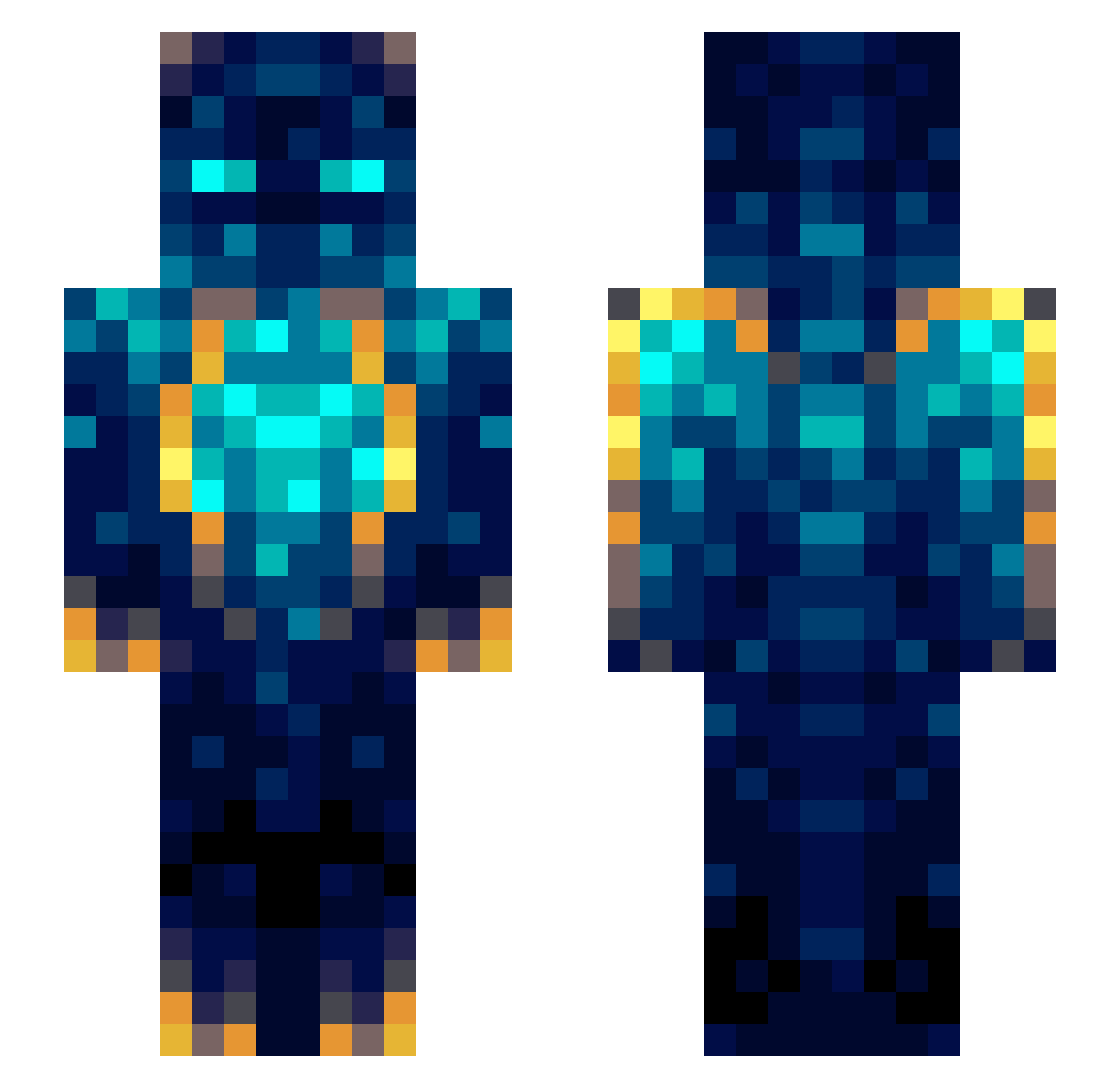 jura_hi Minecraft skin, front and back view
