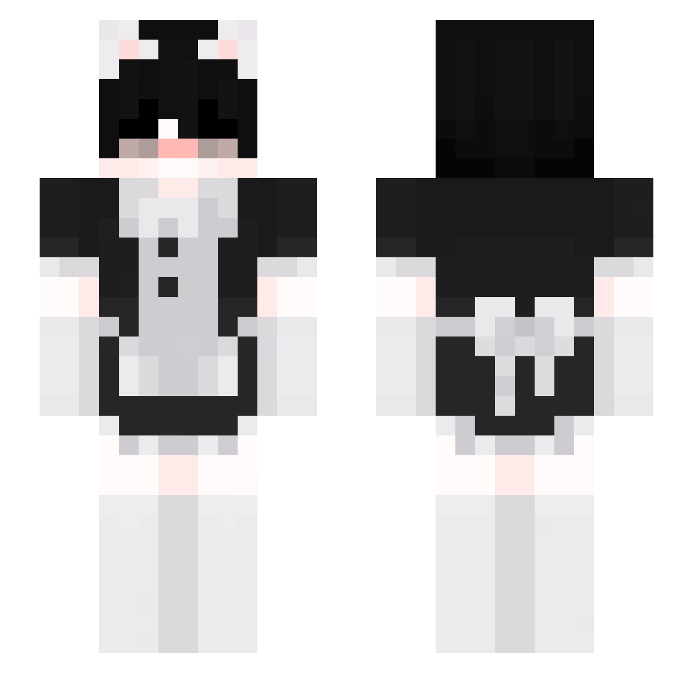 TedCap06 Minecraft skin, front and back view