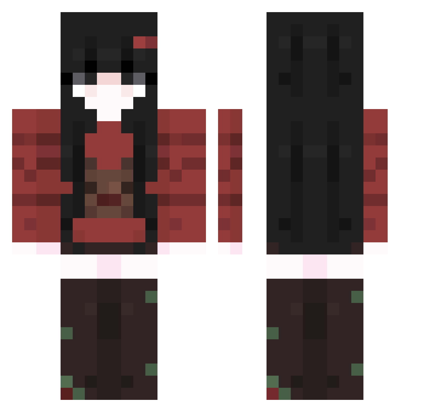 mkarlinsky Minecraft skin, front and back view