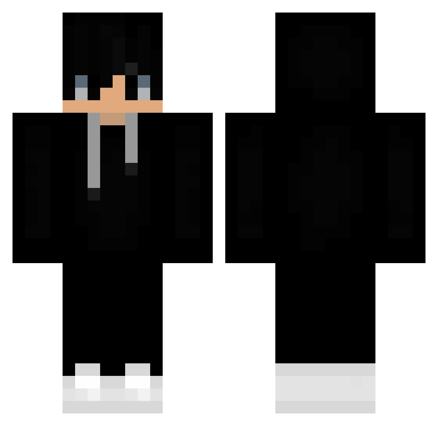 maxim055 Minecraft skin, front and back view