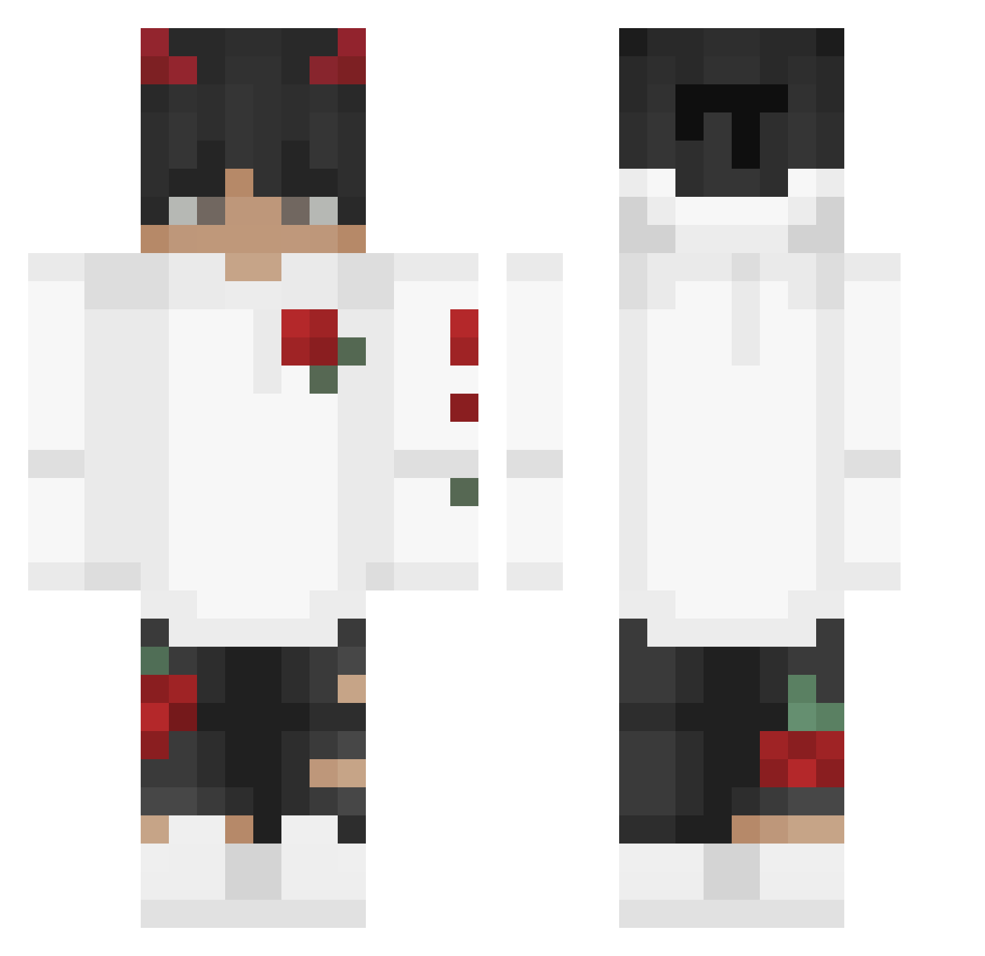 LordTiagol Minecraft skin, front and back view