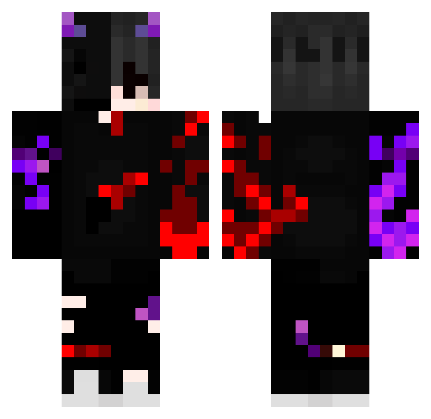 tzi_JjyyY_02_10 Minecraft skin, front and back view