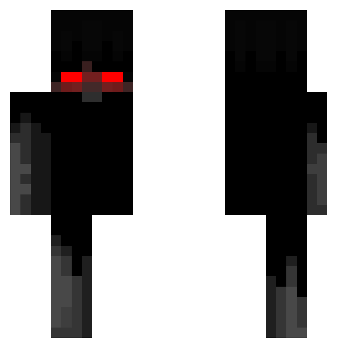 Rens06 Minecraft skin, front and back view