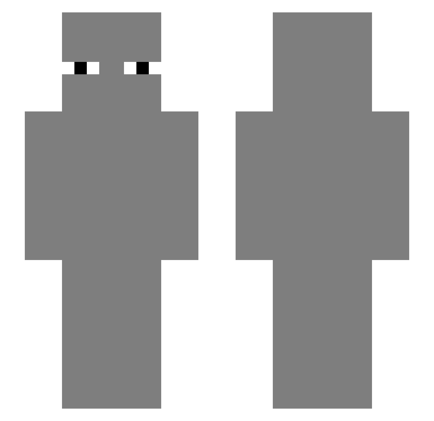 siteinsight Minecraft skin, front and back view