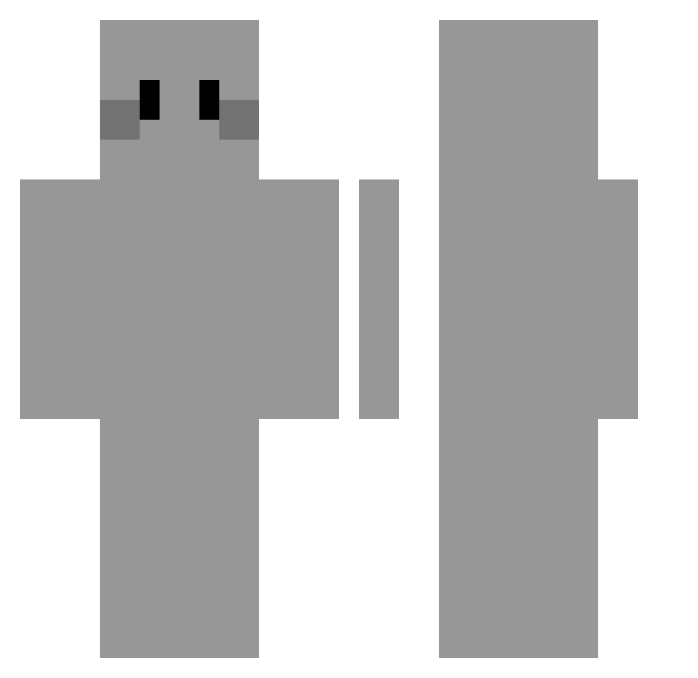 Uloy_ Minecraft skin, front and back view