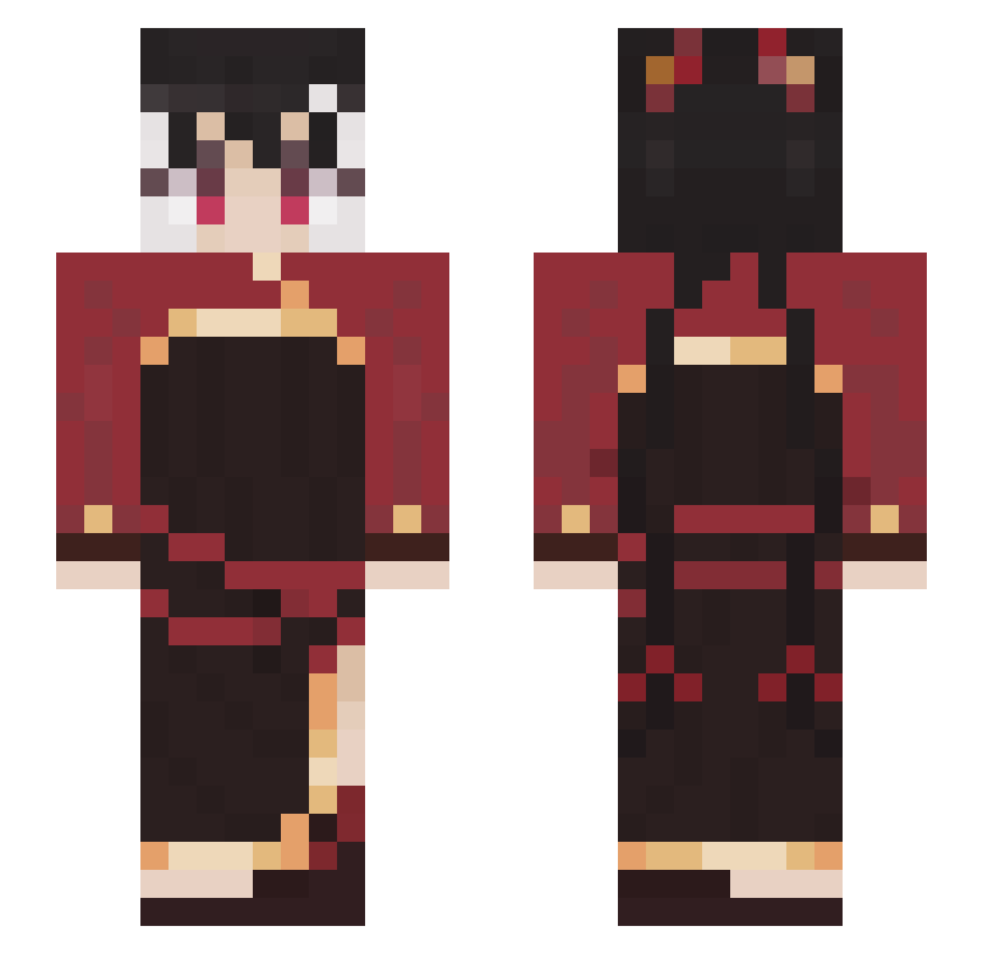 BAAD123333 - cheongsam Minecraft skin