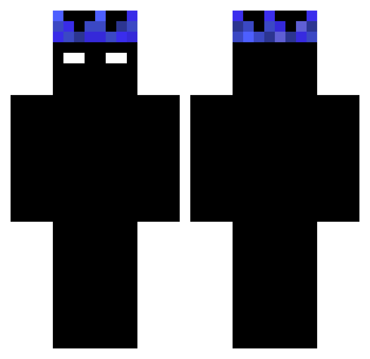 leopiSlurss Minecraft skin, front and back view