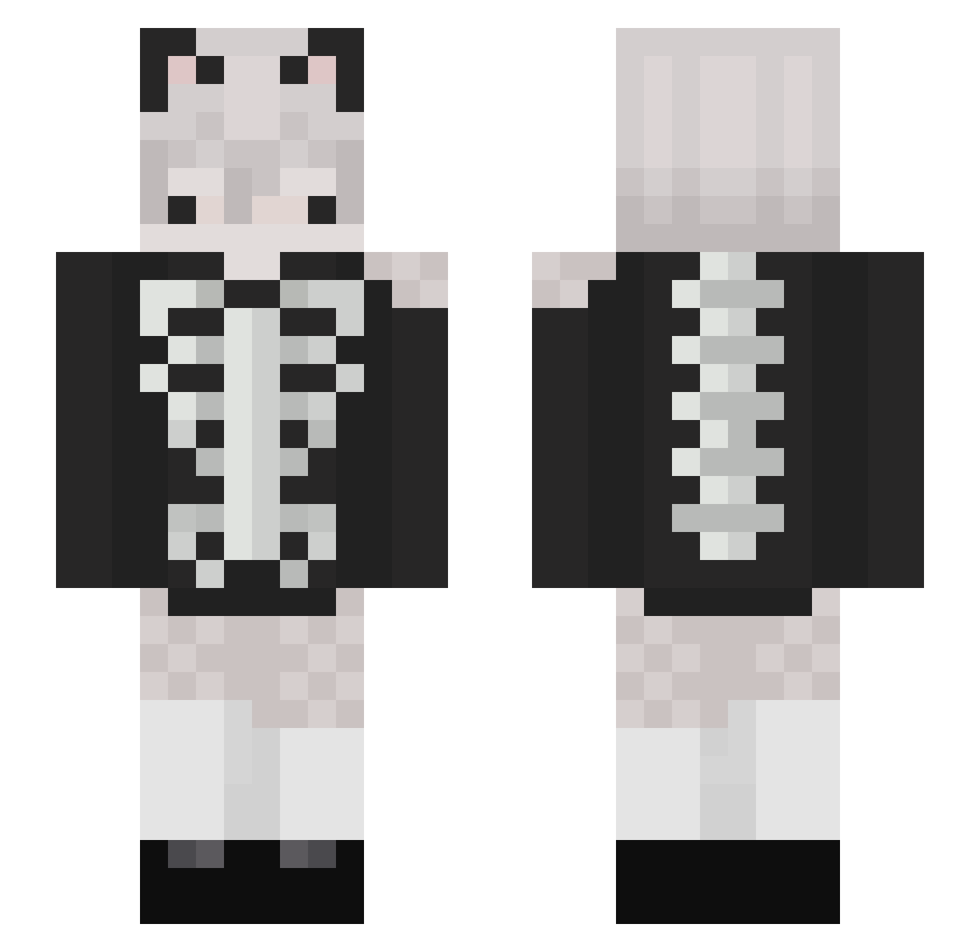 Teri_Kuruzu Minecraft skin, front and back view