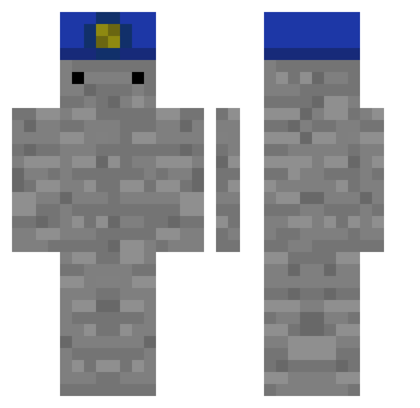 seokinhye Minecraft skin, front and back view