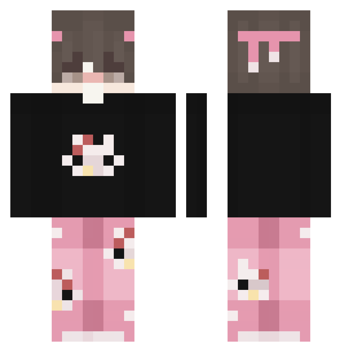 Rai_ny__ Minecraft skin, front and back view