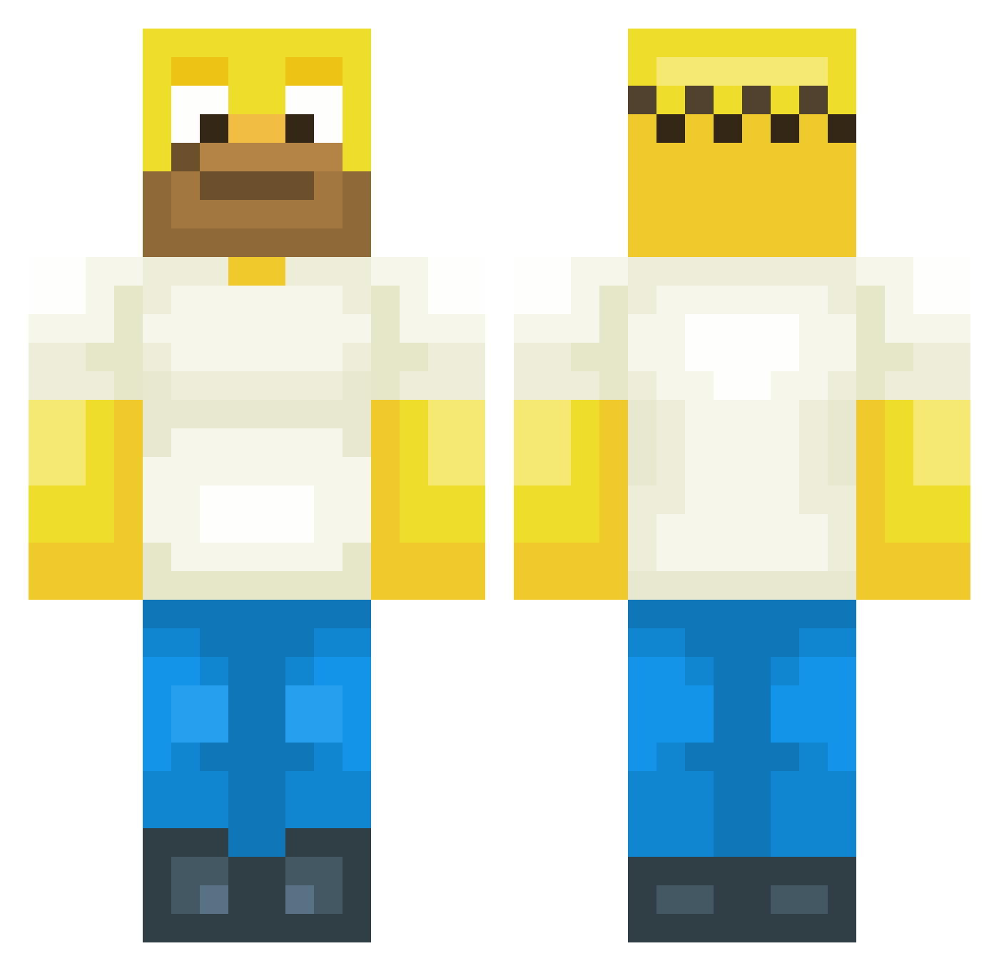 DaBatmanfan9 Minecraft skin, front and back view