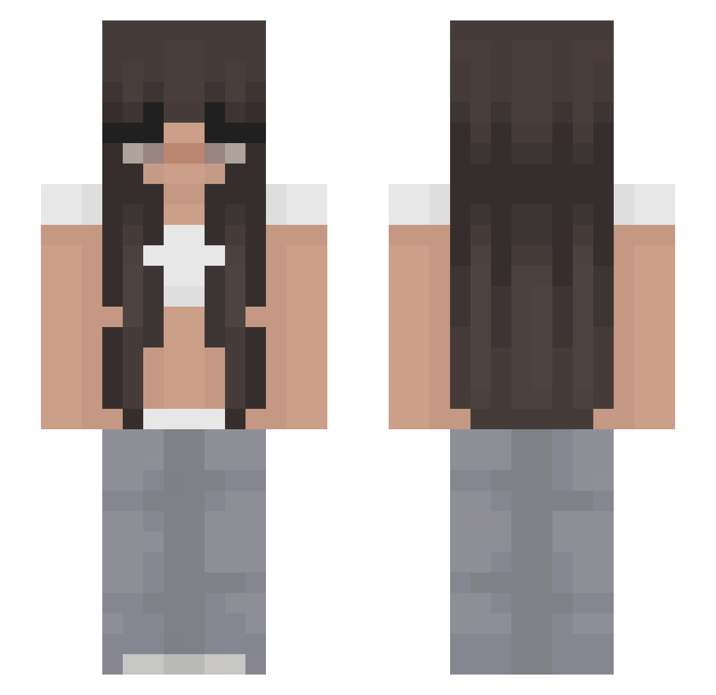 wapetonn Minecraft skin, front and back view