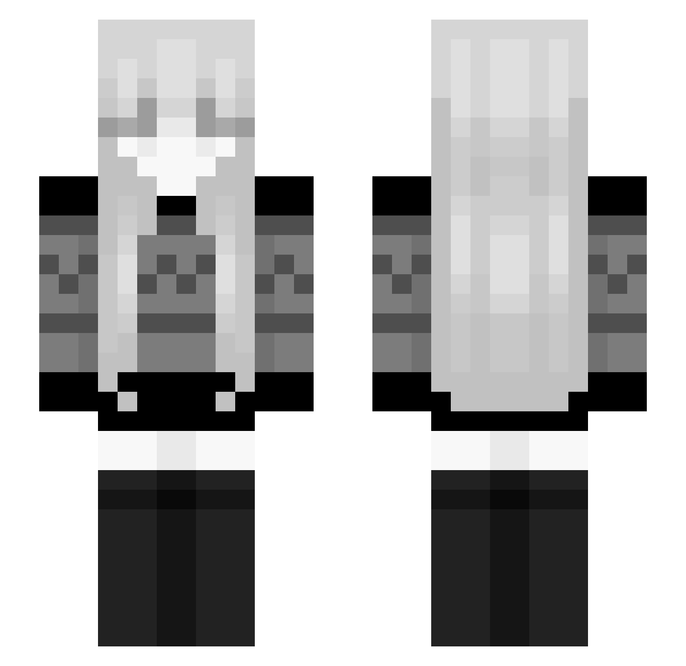 akiwry Minecraft skin, front and back view