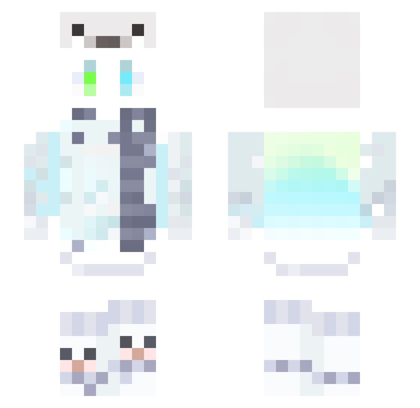 zjjswzj Minecraft skin, front and back view