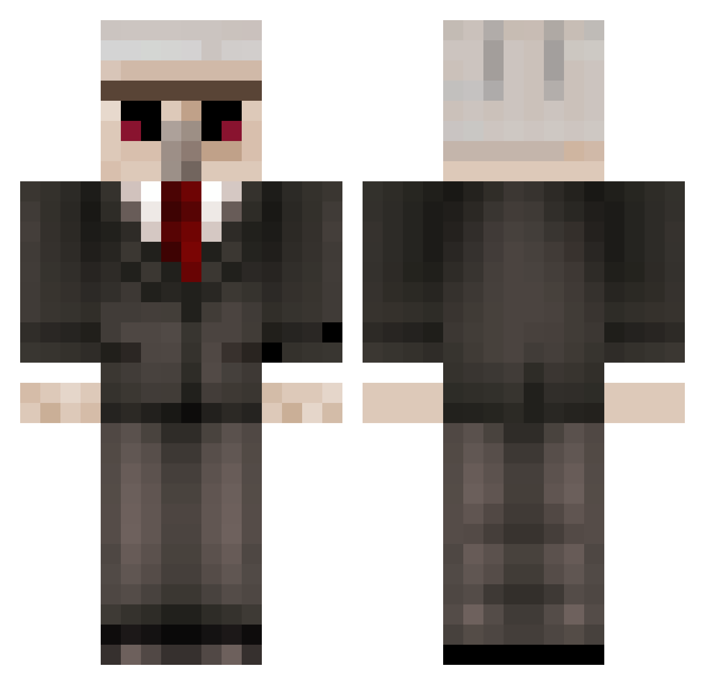 Thiko__ Minecraft skin, front and back view