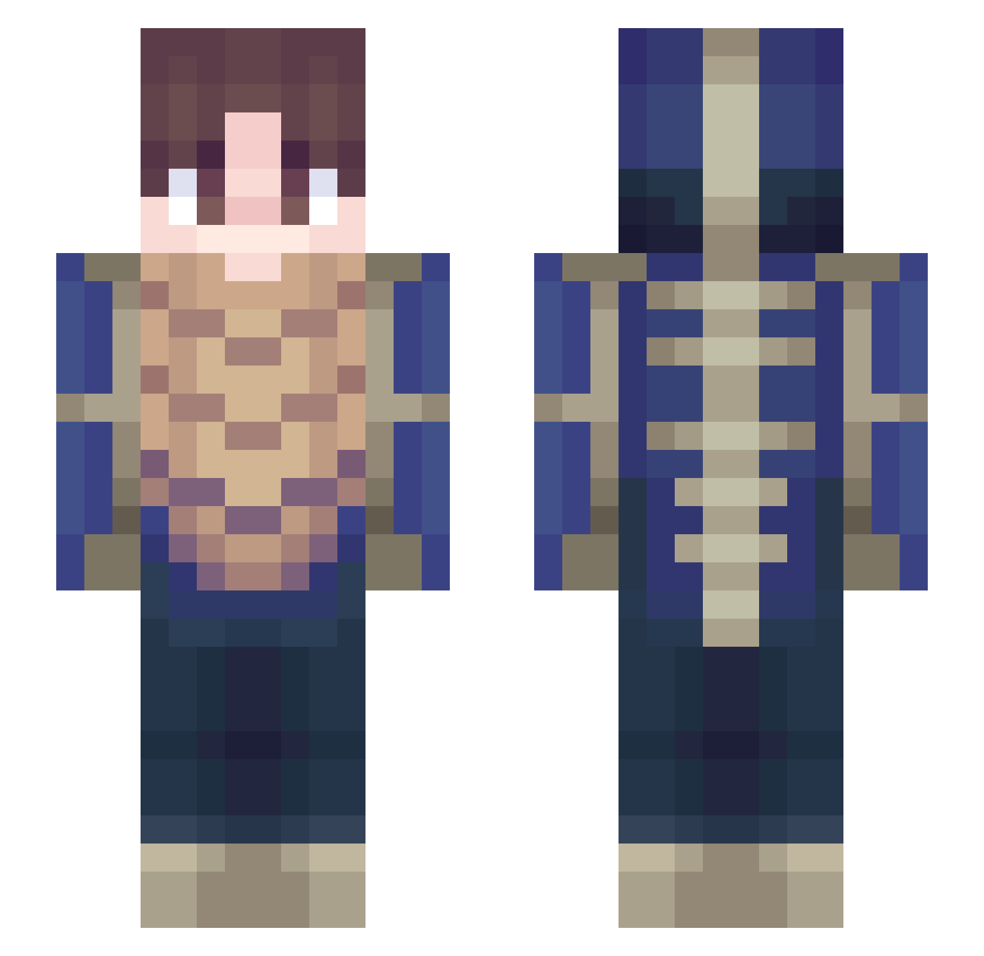 zzxgp_ThIGS Minecraft skin, front and back view