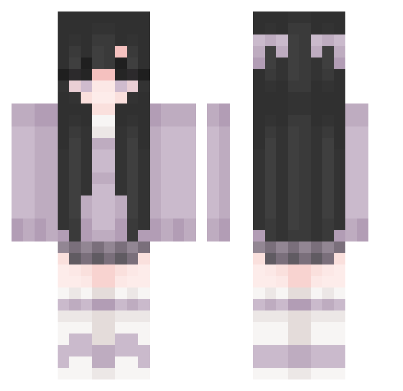 s_ookie18 Minecraft skin, front and back view