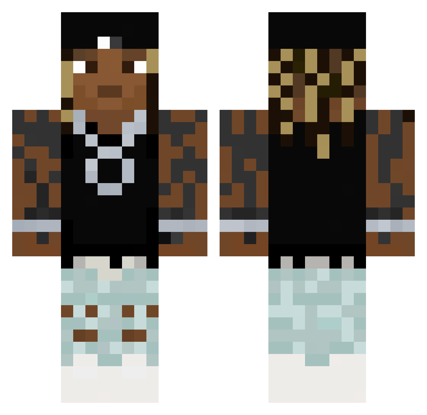 Mexon_135 Minecraft skin, front and back view