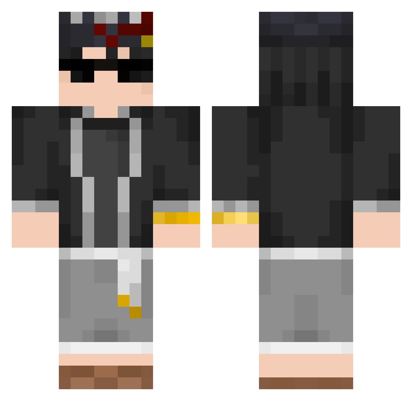 TwisterMe1sTer Minecraft skin, front and back view